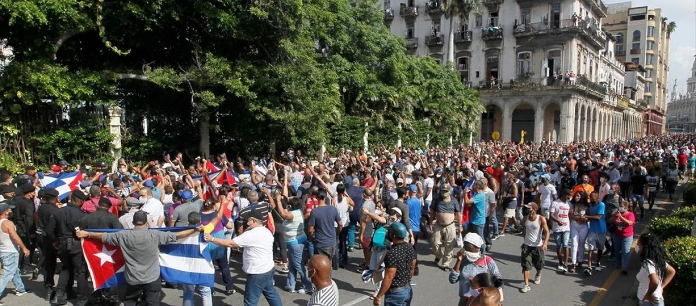 Κούβα - κινητοποιήσεις 11ης Ιουλίου: 710 διαδηλωτές διώκονται και 172 έχουν καταδικαστεί